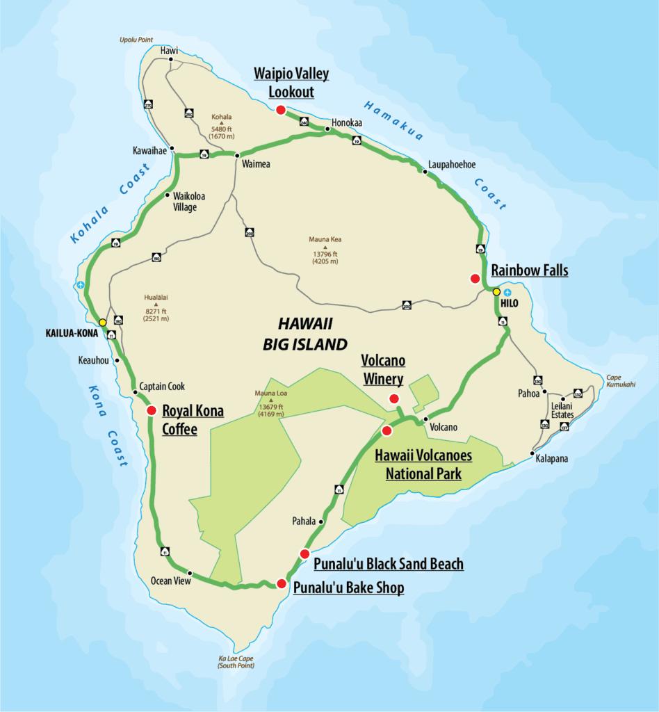 Circle Island Express Map