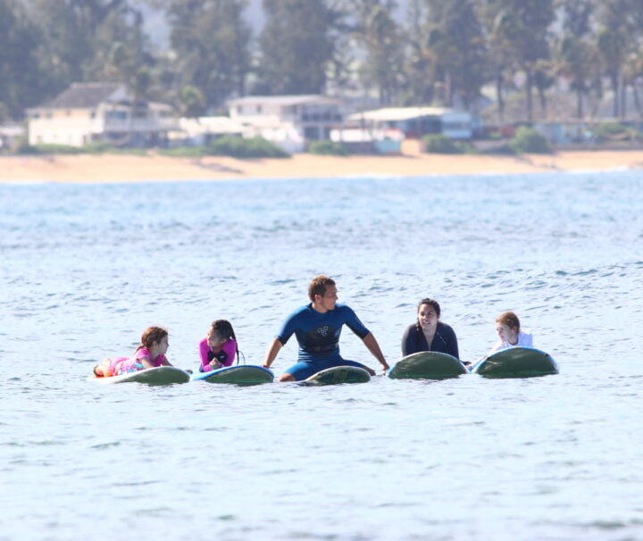 Group Surfing Lesson - North Shore