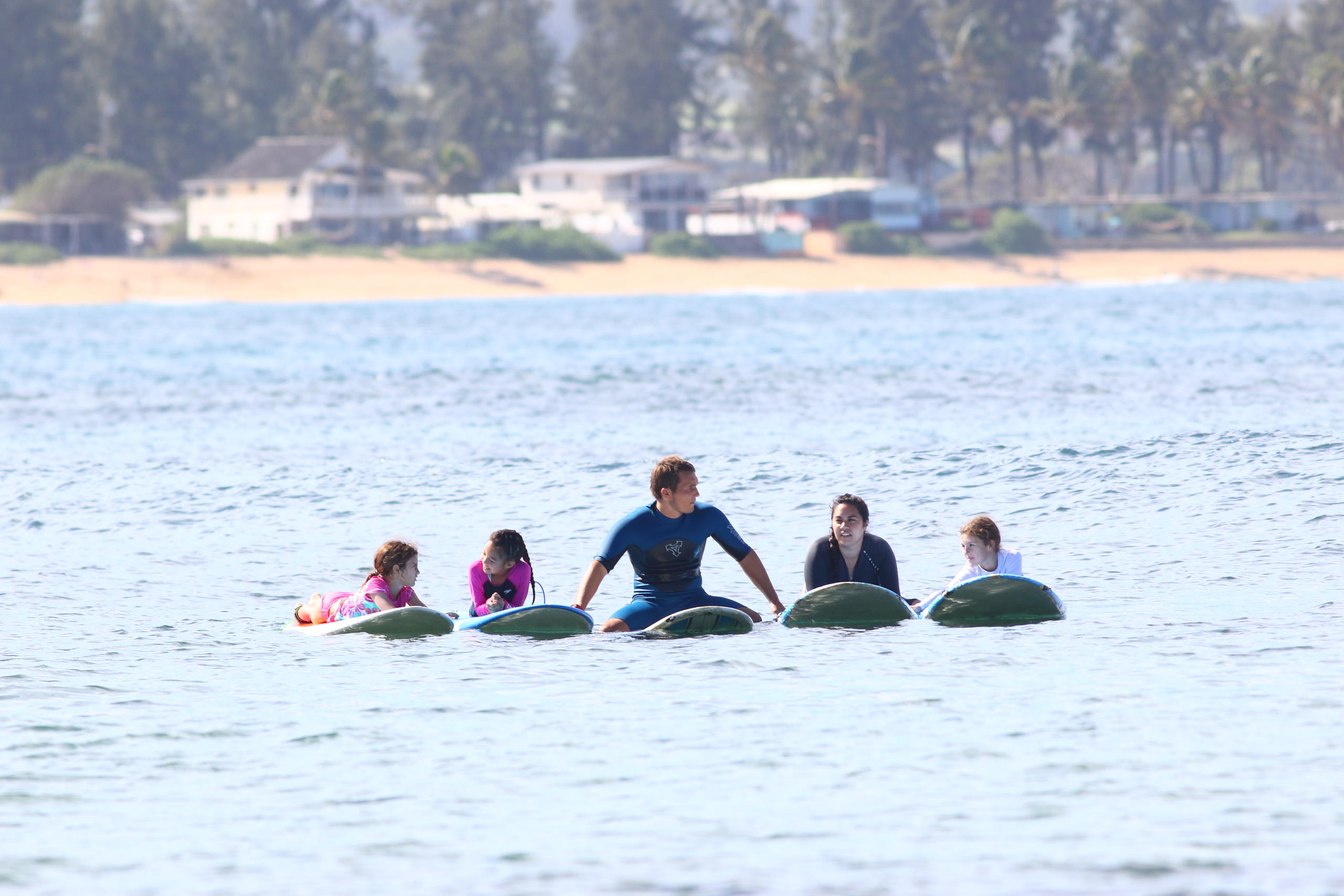 Group Surfing Lesson - North Shore