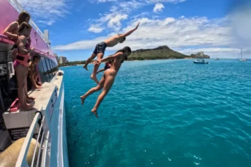 Sunset-Splash-and-Sail Waikiki, OahuSunset Splash · from $56Inside & Outside Seating