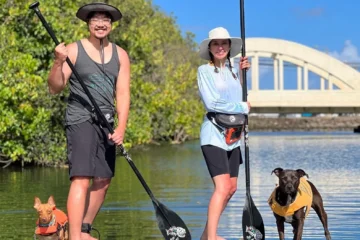 SUPDog Experience North Shore North Shore, OahuSUPDog Experience North Shore 路 from $125Learn how to SUP with Local Rescue Dogs