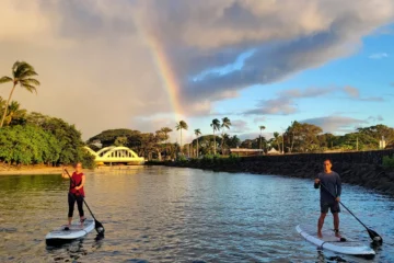 Sunset Paddle North Shore, OahuSunset Paddle 路 from $50North Shore Sunset Paddle
