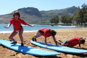 Surf Lessons Lihue, KauaiSurf Lessons · from $99Beginner-Friendly & Small Group Lessons